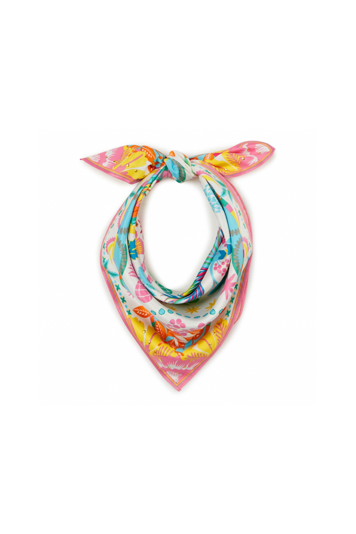 Babouchka Blanc Mini Scarf