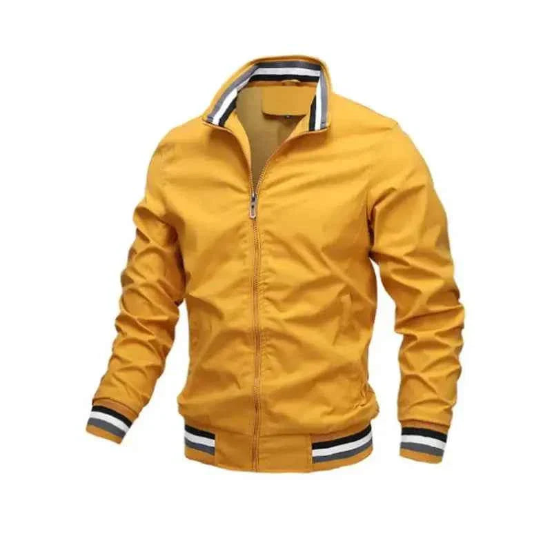 Men Windbreaker Jacket White Casual Jacket Fashion Men Outdoor Waterproof Sports Coat Spring Summer Bomber jacket Men Clothing