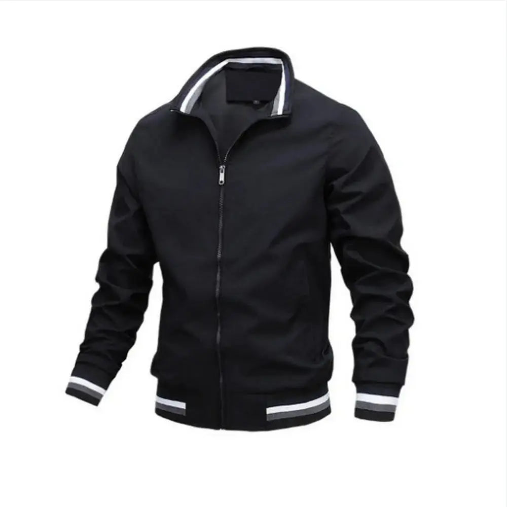 Men Windbreaker Jacket White Casual Jacket Fashion Men Outdoor Waterproof Sports Coat Spring Summer Bomber jacket Men Clothing