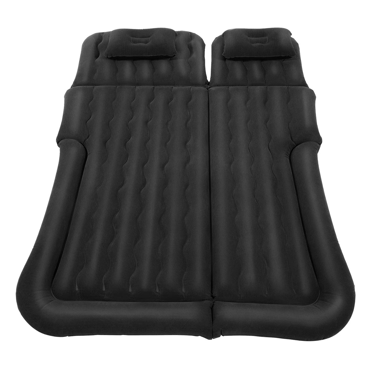 Universal Inflatable Car Bed Mattress Set w Air Pump Foldable Flocking Air Cushion for  Trunk Back Seat Camping Travel Sleeping