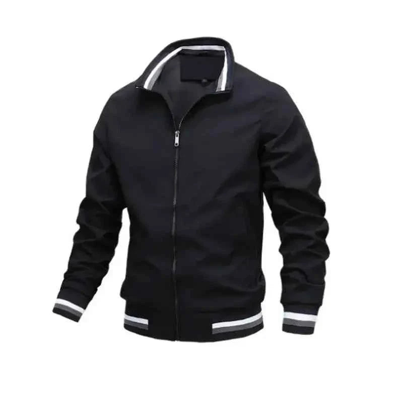 Men Windbreaker Jacket White Casual Jacket Fashion Men Outdoor Waterproof Sports Coat Spring Summer Bomber jacket Men Clothing