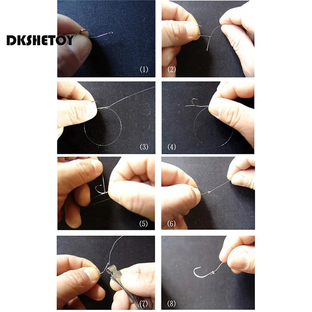100-1000pcs Fish Hooks with barbed fishhook For Bait With Plastic Box Kit For Saltwater Freshwater fishing tools