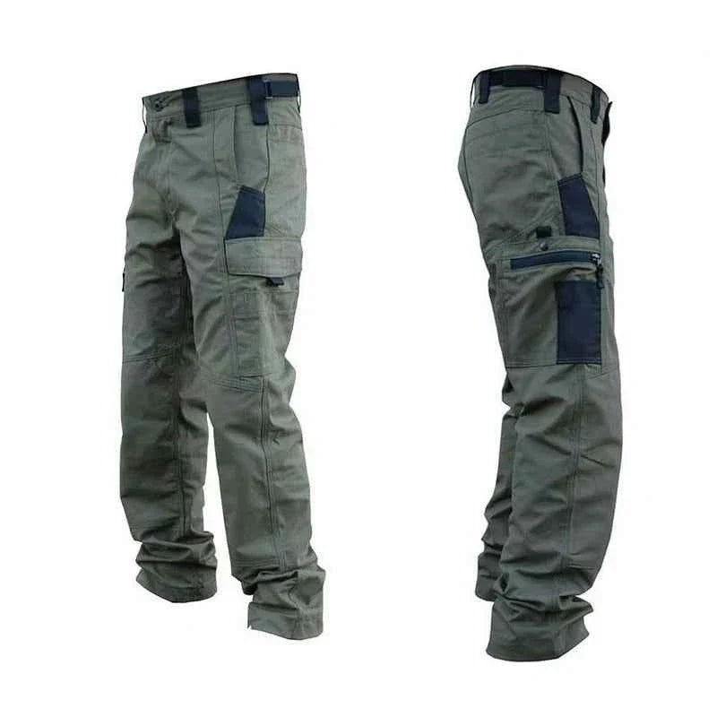 New Tactical Work Pants Men Outdoor Cargo Trousers Multi-pocket Waterproof Pant Autumn Spring Outdoor Workwear Hiking Trousers