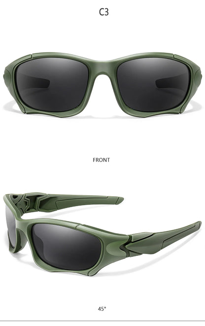 Polarized Fishing Sunglasses for Men Women Classic Camouflage Shades with UV Protection for Outdoor Driving Cycling Hiking