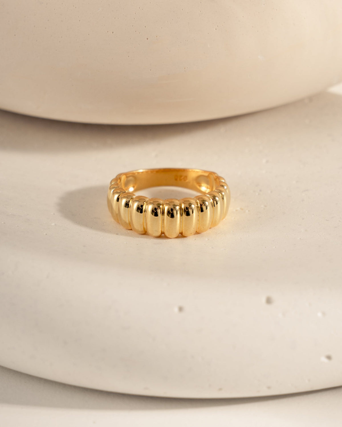 Fluted Statement Ring