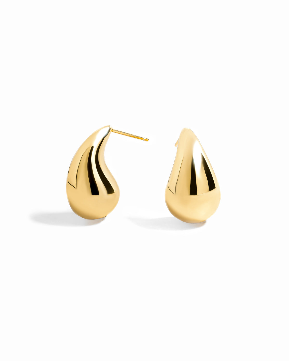 Tear Drop Hoop Earrings