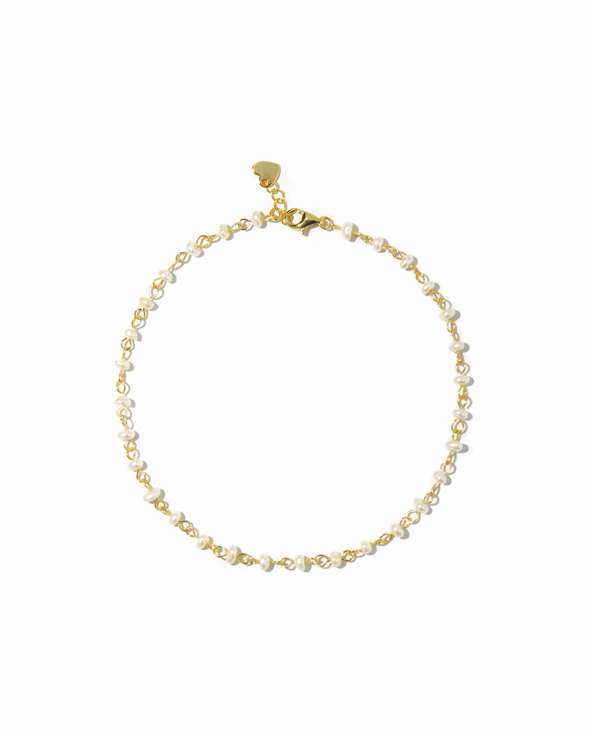Beaded Pearl Anklet