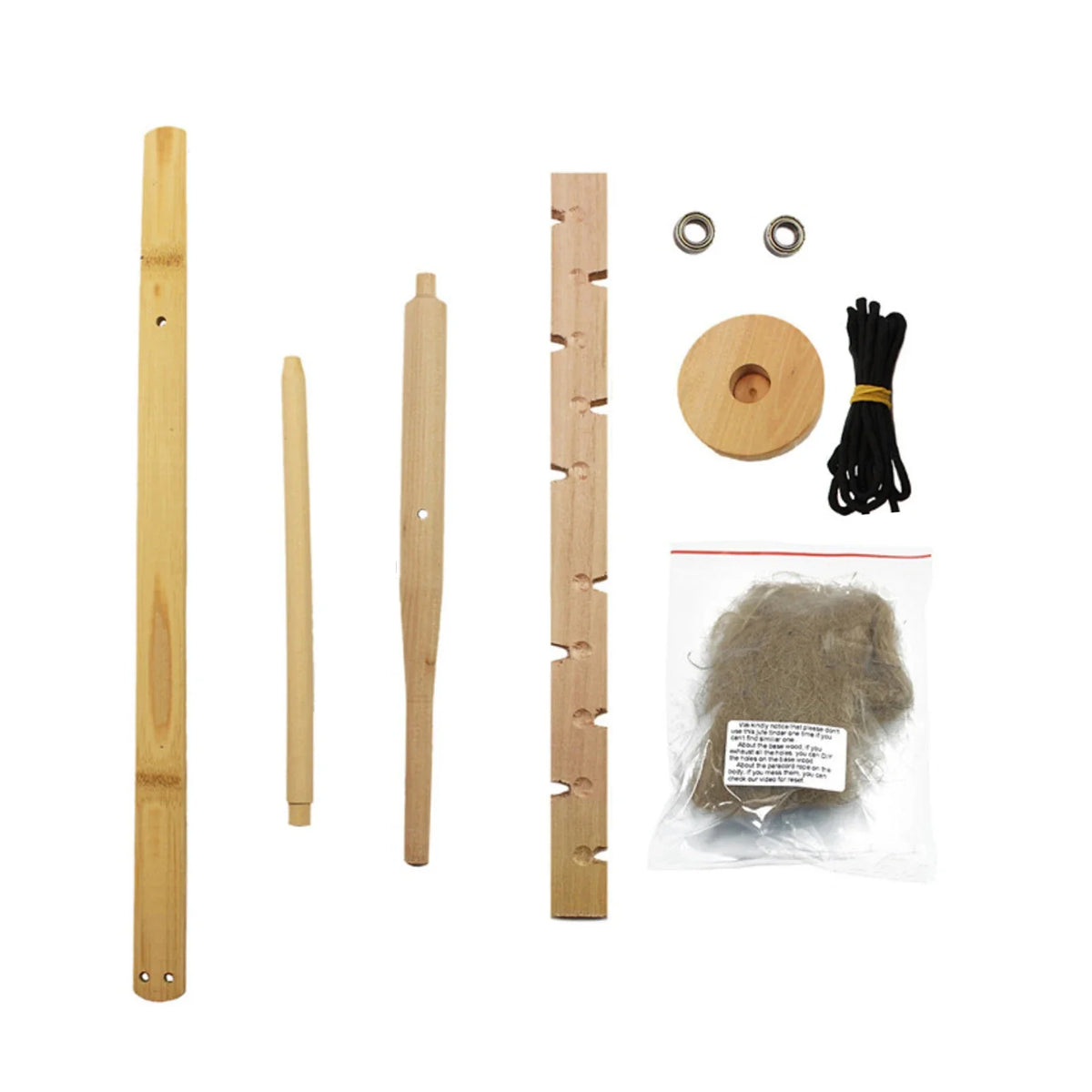 For Outdoor Survival Camping Hiking Emergency Fire Ignition Equipment Bow Drill Friction Fire Starter Wood Make Tool Kit