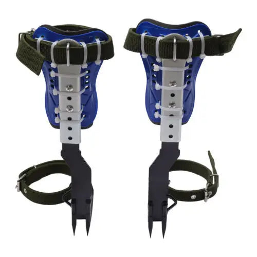 Tree Climbing Spike Set Adjustable Pole Climbing Gear Kit w/Safety Belt Portable