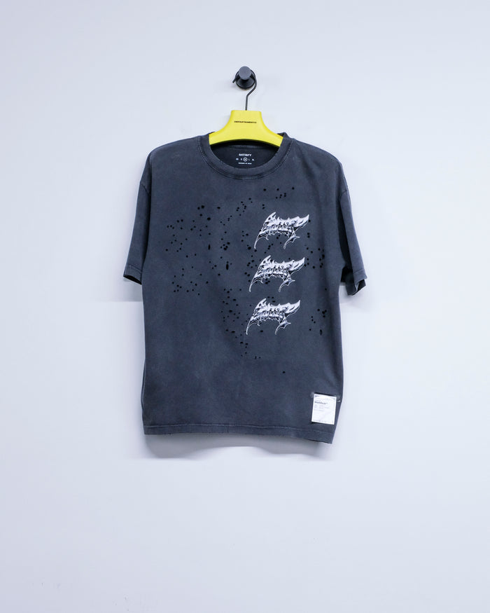 Aged Black Cotton MothTech T-Shirt | Satisfy | DEPARTAMENTO
