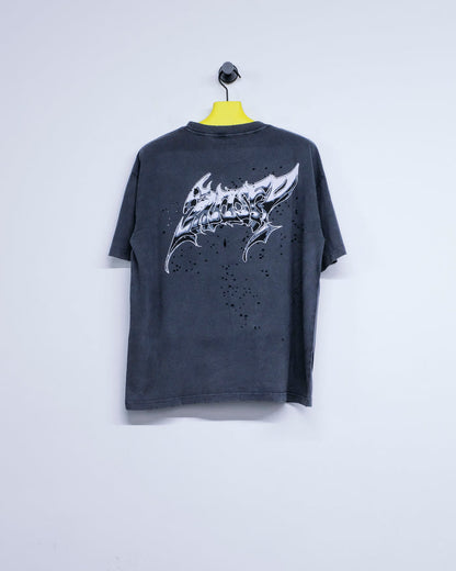 Aged Black Cotton MothTech T-Shirt | Satisfy | DEPARTAMENTO