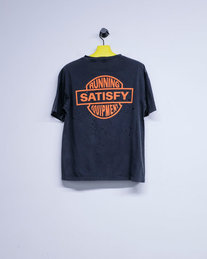 Aged Black Eagle MothTech T-Shirt | Satisfy | DEPARTAMENTO