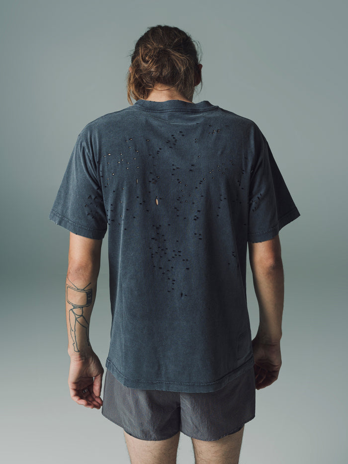 Aged Black MothTech Muscle T-Shirt