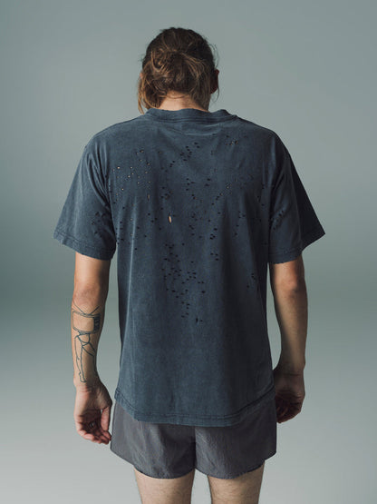 Aged Black MothTech Muscle T-Shirt