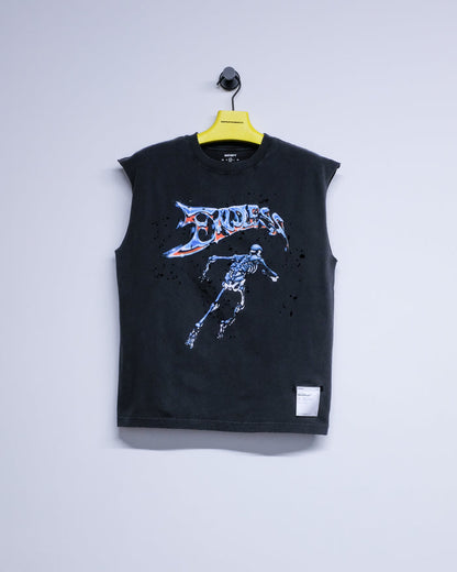 Aged Black Mothtech Muscle Tee | Satisfy Running | DEPARTAMENTO