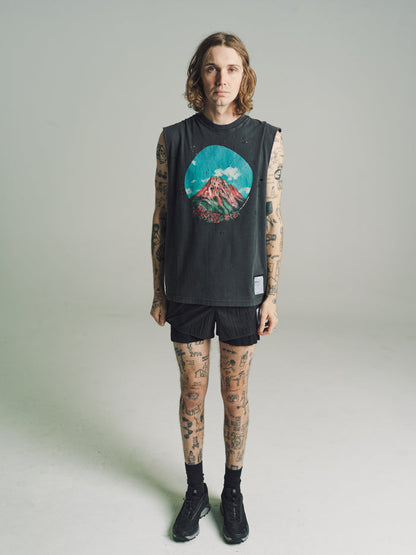 Aged Black MothTech™ Muscle Tee