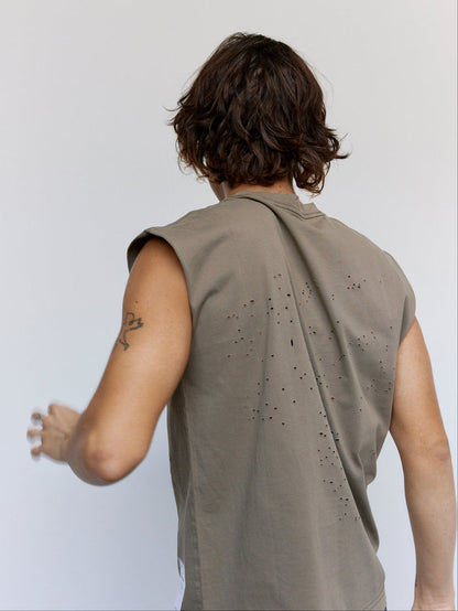 Aged Falcon MothTech Muscle Tee