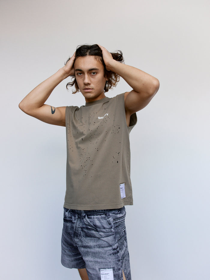Aged Falcon MothTech Muscle Tee