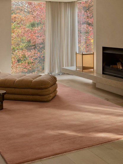 Agra rug in Salmon