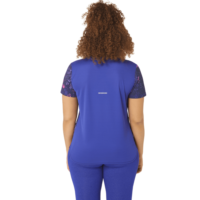 Asics All Over Print Short Sleeve Top Women's - The Sweat Shop