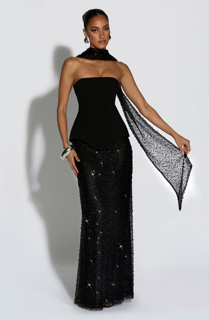 Allaire Maxi Skirt - Black
