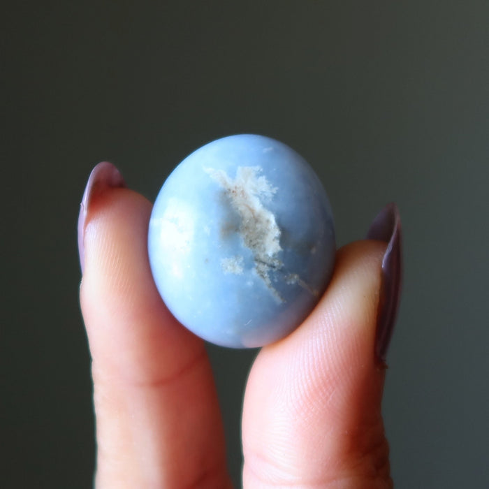 angelite tumbled stone