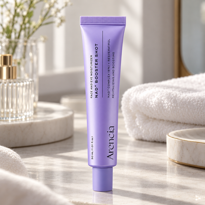 Arencia NAD+ Booster Shot 30ml – Firming Moisturizer Arencia Moisturizer  Pinky Cosmetics