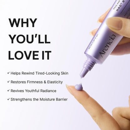 Arencia NAD+ Booster Shot 30ml – Firming Moisturizer Arencia Moisturizer  Pinky Cosmetics