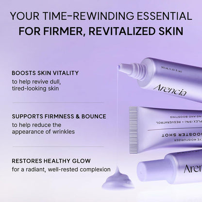 Arencia NAD+ Booster Shot 30ml – Firming Moisturizer Arencia Moisturizer  Pinky Cosmetics