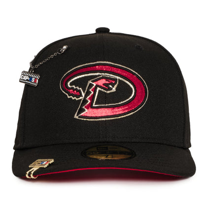 Arizona Diamond Backs Black w/ Red Metallic Logo 1998 Inaugural