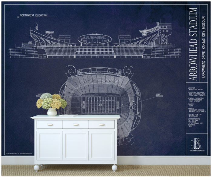 Arrowhead Stadium Wall Mural