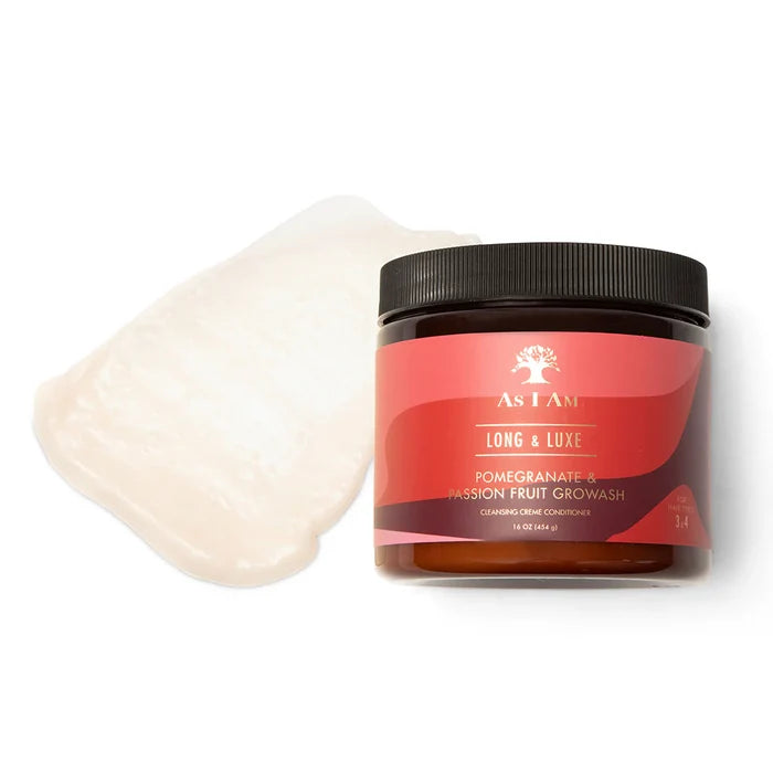 As I Am Long & Luxe Pomegranate & Passion Fruit GroWash 16oz
