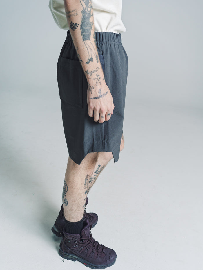 Asfalt Grey Utility Cut Shorts | GR10K | DEPARTAMENTO