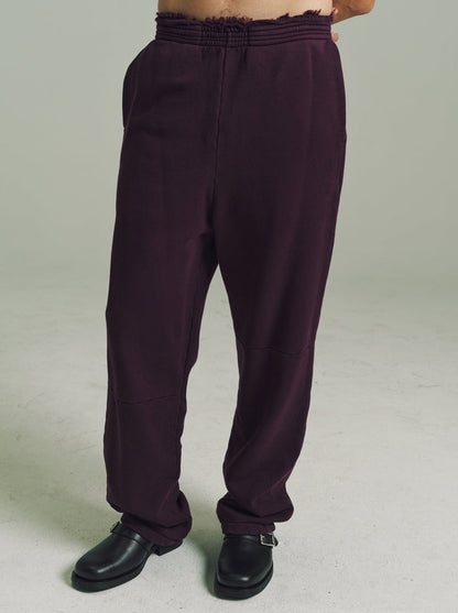Aubergine Heavy Sweatpants | Camiel Fortgens | DEPARTAMENTO