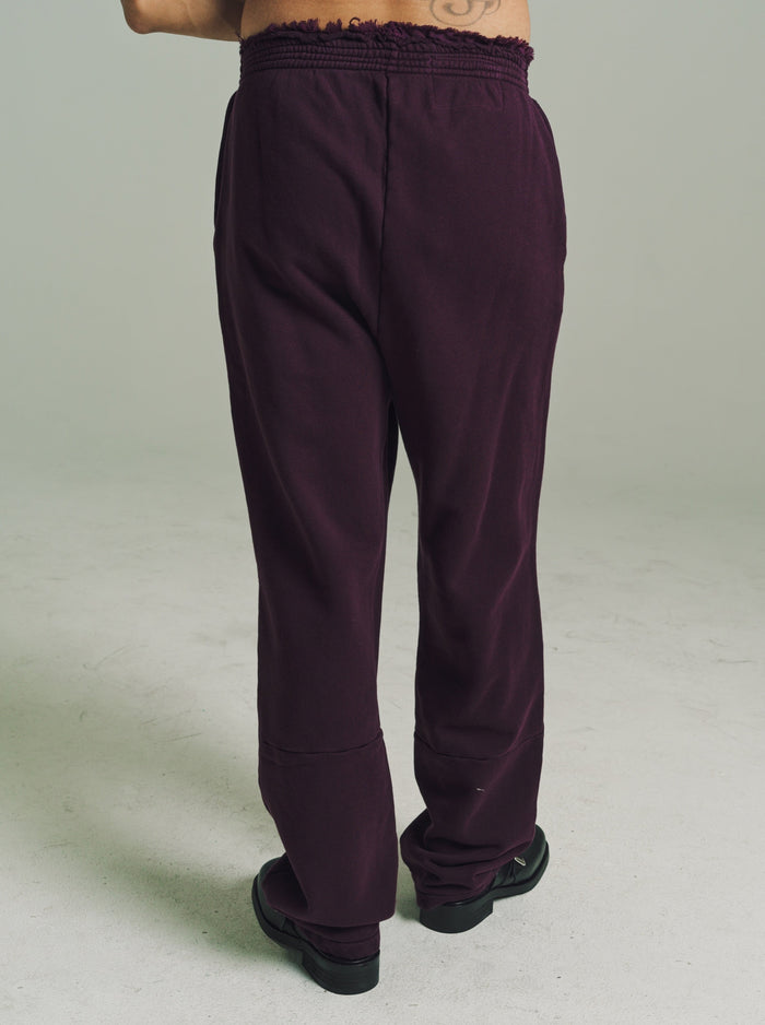 Aubergine Heavy Sweatpants | Camiel Fortgens | DEPARTAMENTO