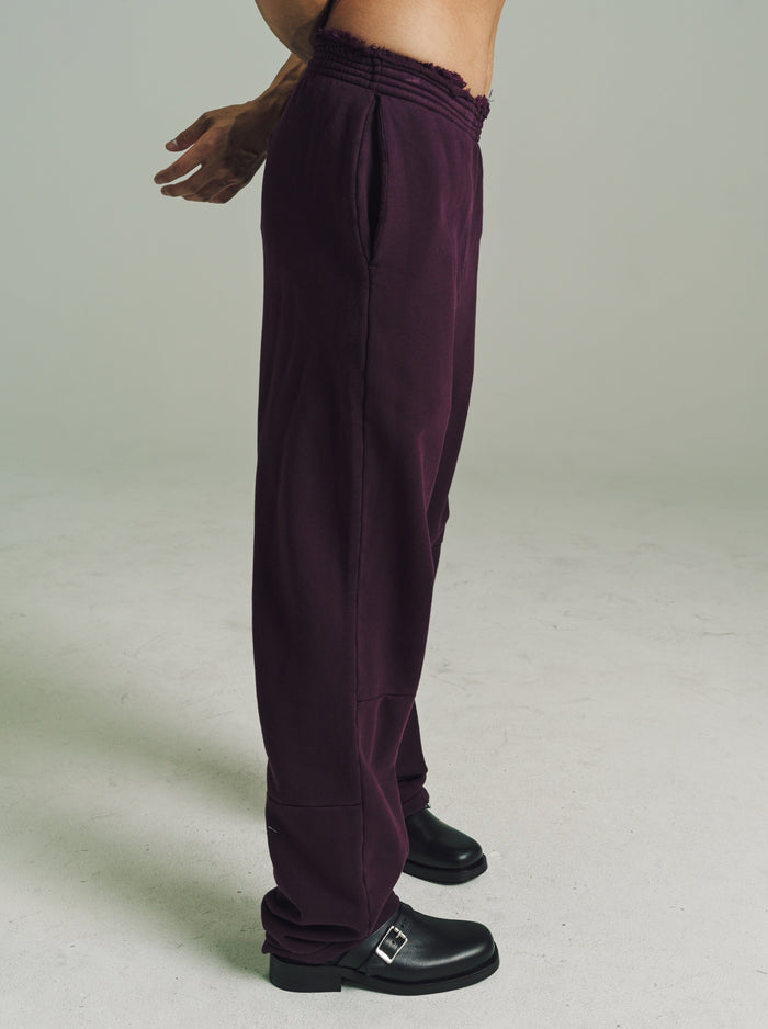 Aubergine Heavy Sweatpants | Camiel Fortgens | DEPARTAMENTO