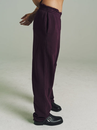 Aubergine Heavy Sweatpants | Camiel Fortgens | DEPARTAMENTO