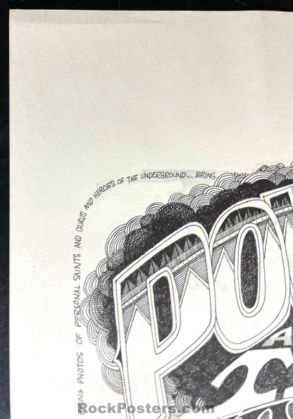 Auction - AOR 2.215 - Human Be-In - Rick Griffin SIGNED - 1967 Concert Poster - Near Mint Minus