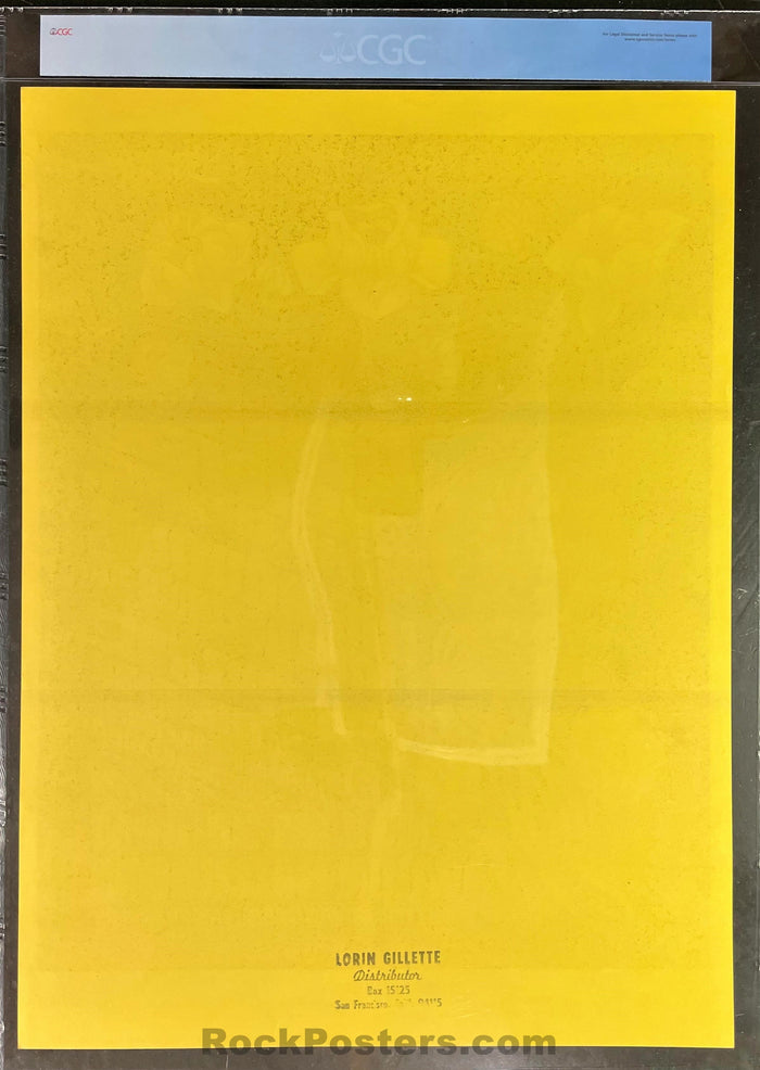 AUCTION - FD-36 - Quicksilver Big Brother - 1966 Poster - Avalon Ballroom - CGC Graded 9.8 - SF Rock Posters & Collectibles