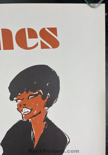 AUCTION - The Supremes - Original 1965 Poster - Lincoln Center New York City - Near Mint