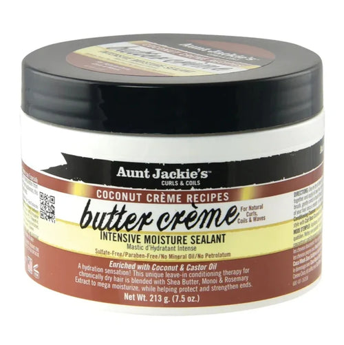 Aunt Jackie's Coconut Créme Recipes Butter Créme Intensive Moisture Sealant 7.5oz