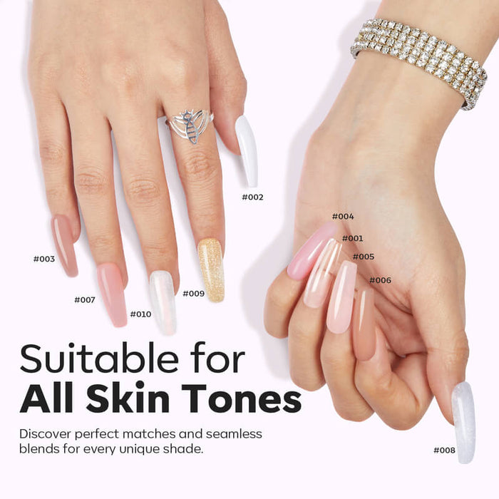 Aurora Frost - Hema-free Poly Nail Gel 60g Poly Nail Gel MODELONES #