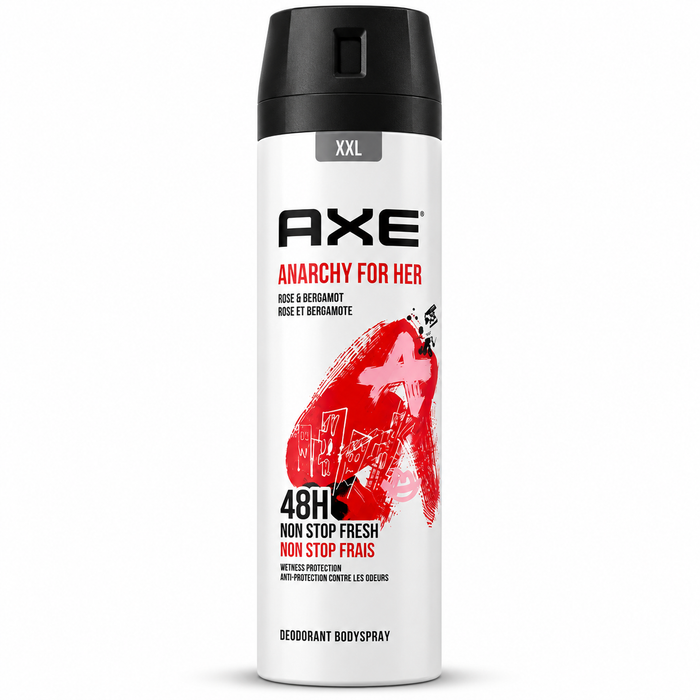 AXE Anarchy For Her - Rose & Bergamot Freshness AXE Deodorant  Pinky Cosmetics