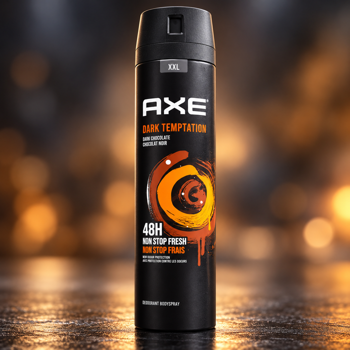 AXE Dark Temptation Body Spray – Dark Chocolate, 48H AXE Deodorant Body Spray  Pinky Cosmetics