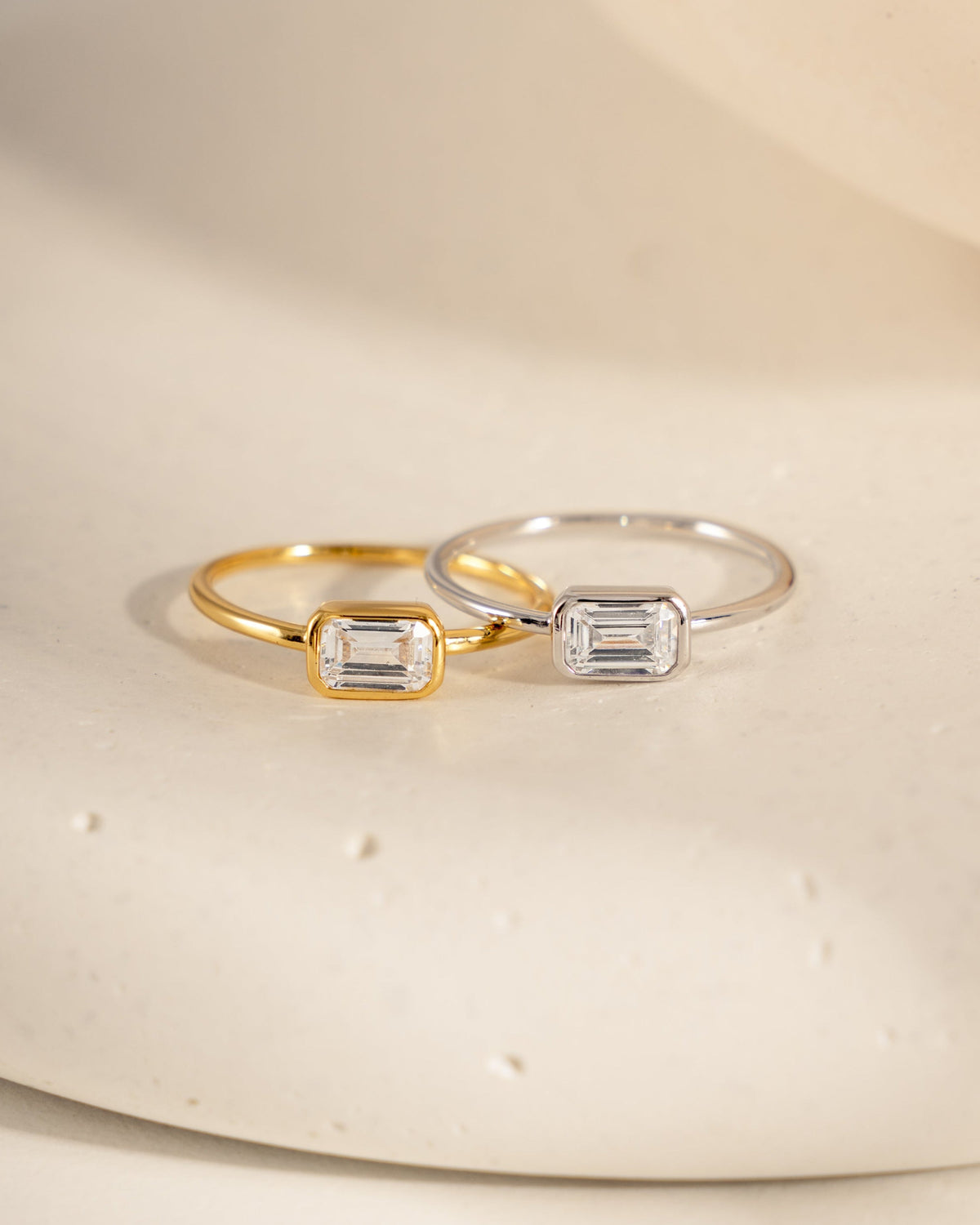 Baguette Bezel Ring