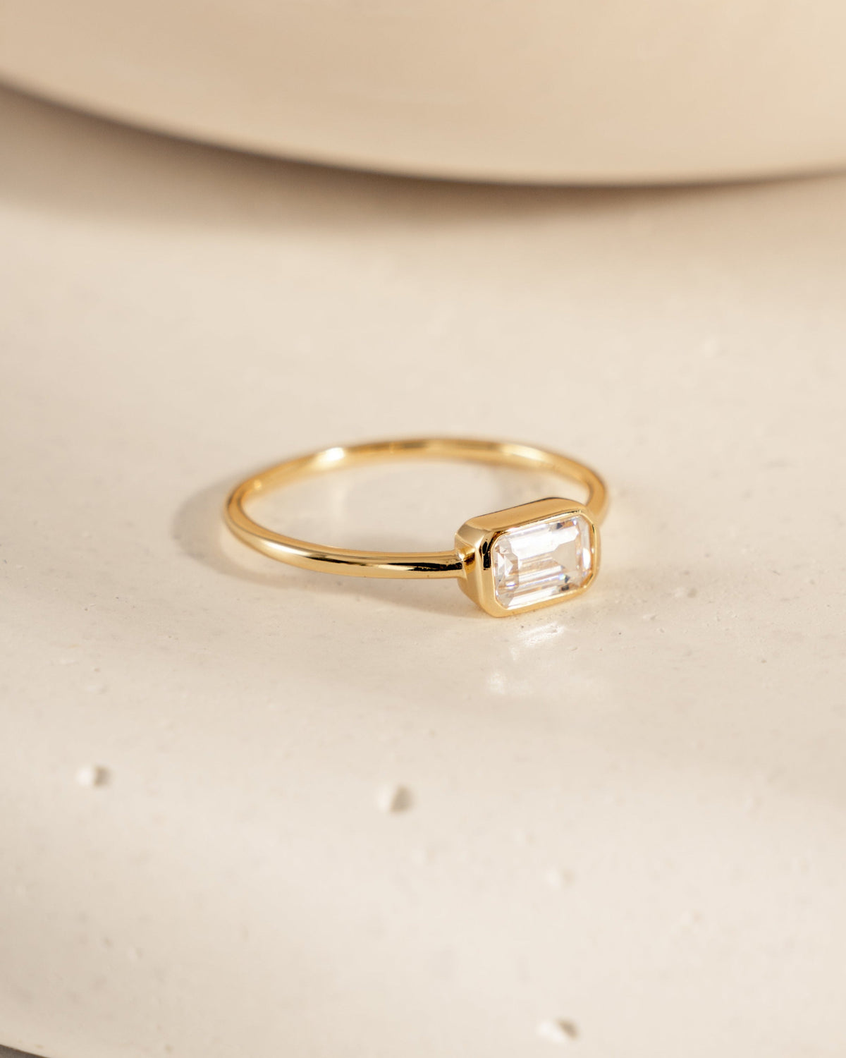Baguette Bezel Ring