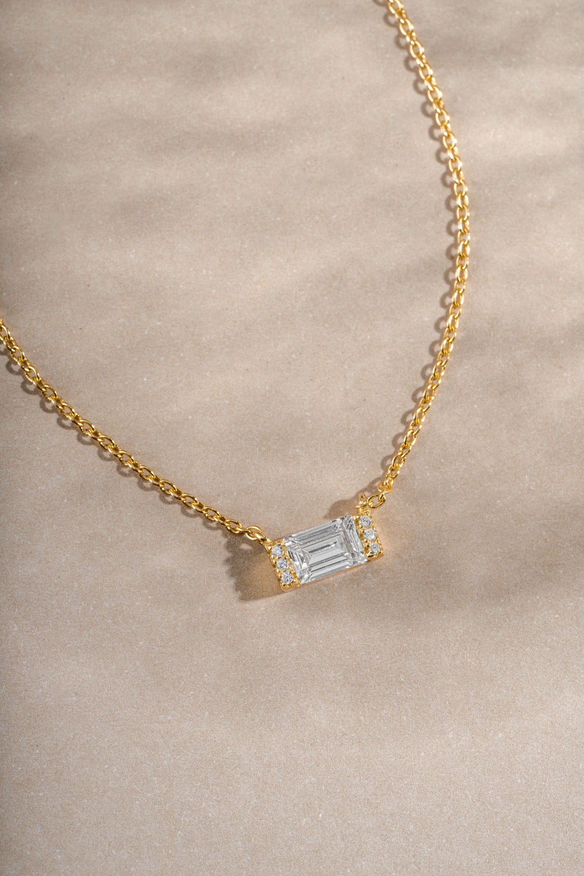 Baguette Necklace