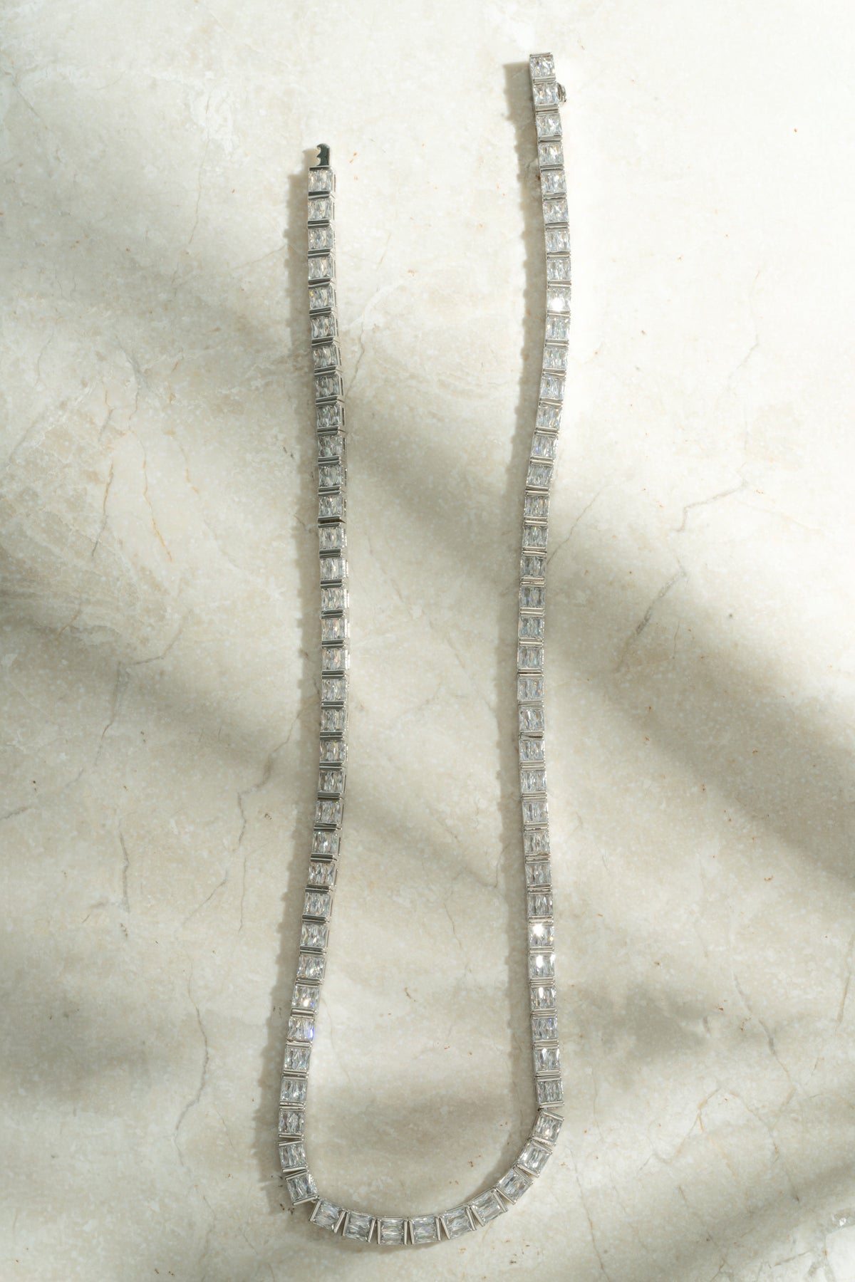 Baguette Tennis Necklace