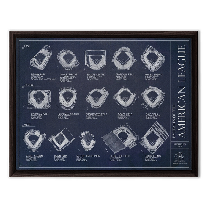 Framed Canvas - Small - Walnut