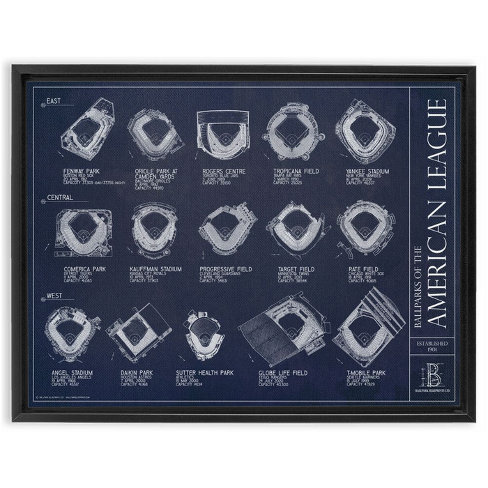 Framed Canvas - Large - Black